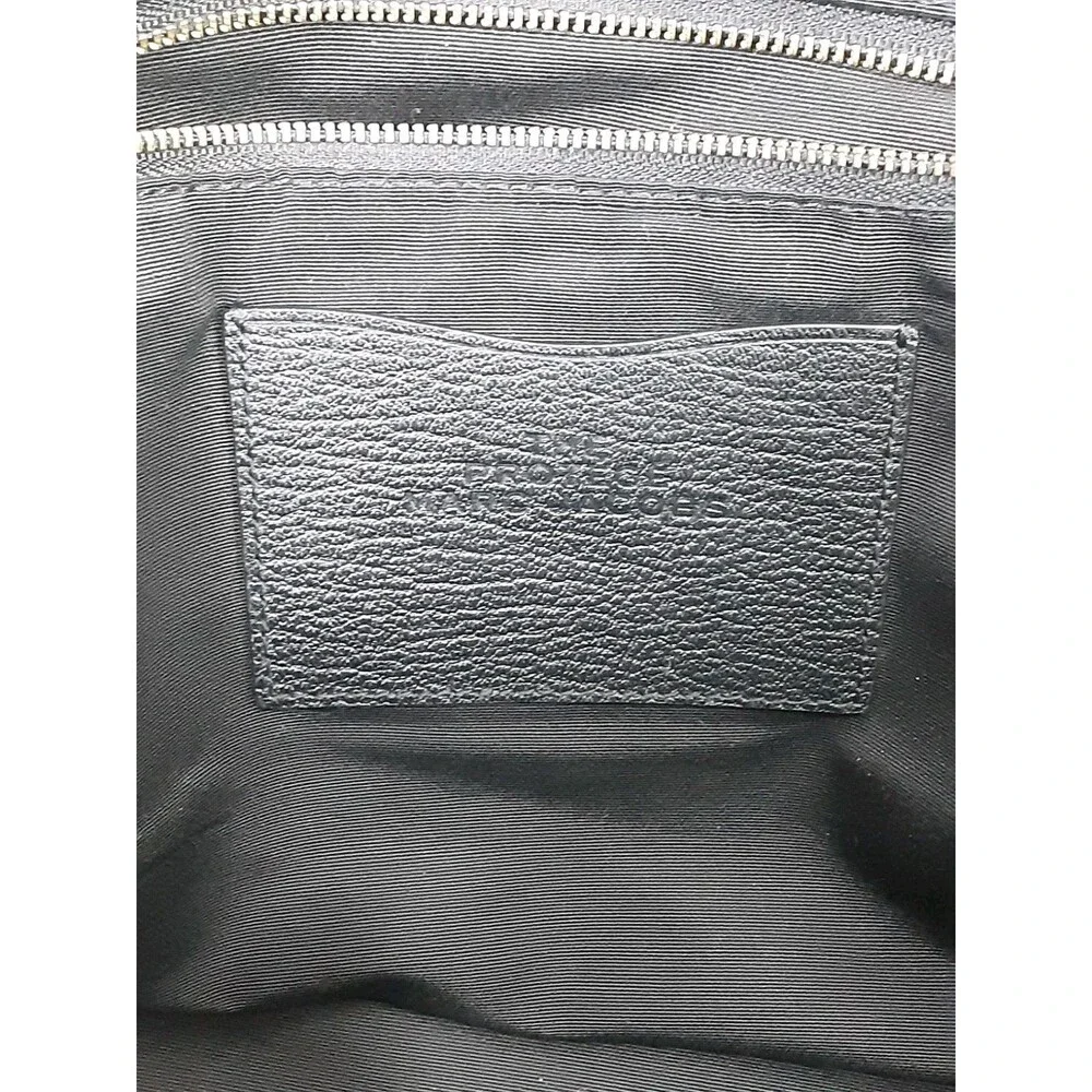 Marc Jacobs The Protege Black Leather Tote Laptop Bag Large Flaw